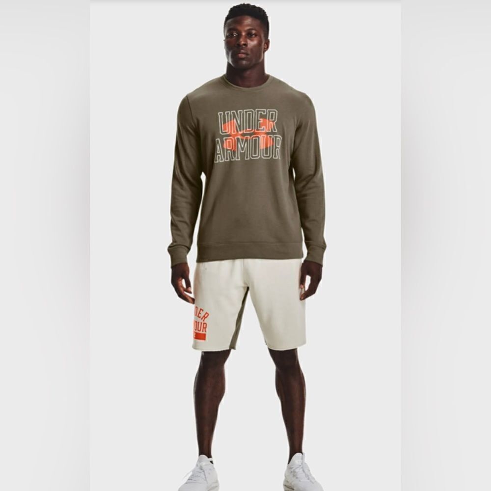 Under Armour Rival Terry Logo Crew sz Large